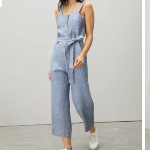 Contemporaine 100%Linen Jumpsuit